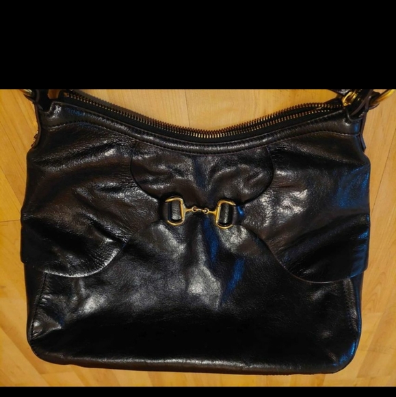Antonio Melani black Leather crossbody - Picture 3 of 10